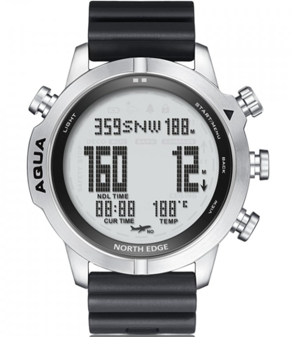 North Edge Aqua Professional Divers Smartwatch, Compass, Altimeter