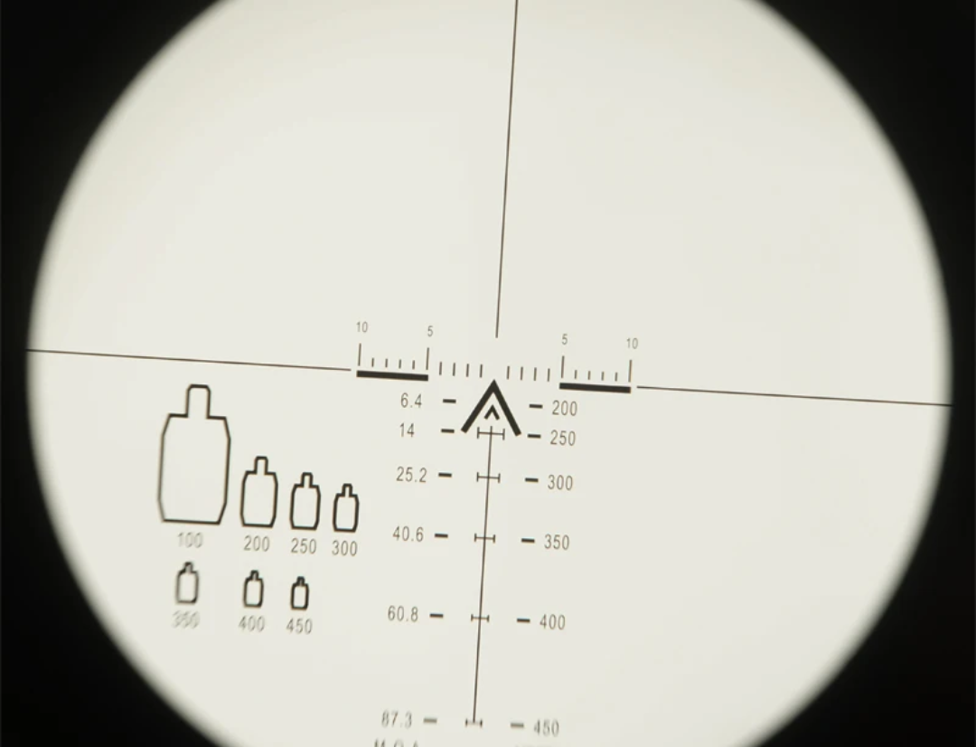 AK AKM Kalashnikov Tactical compact rifle scope BDC reticle 1.25-5x26A with side mount.