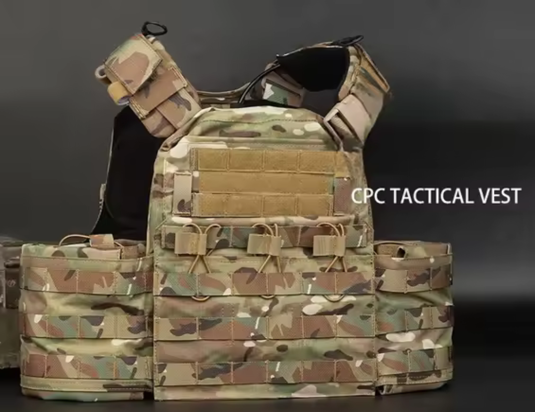 Harris CPC Tactical Cage Plate Carrier 1050D Cordura Ballistic Nylon Multicam.