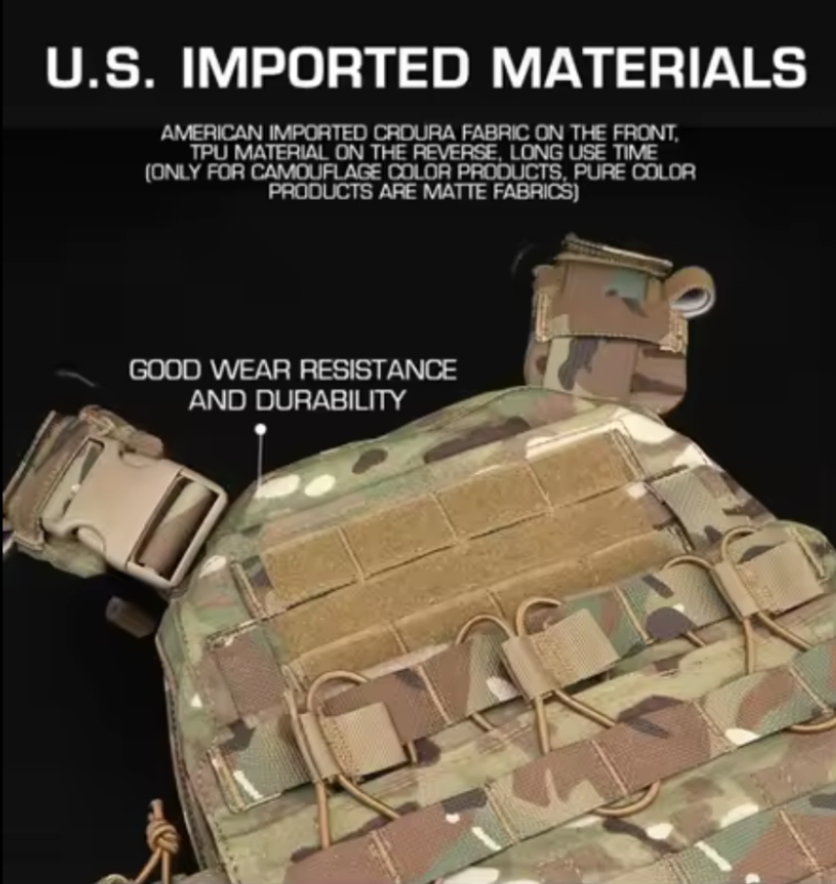 Harris CPC Tactical Cage Plate Carrier 1050D Cordura Ballistic Nylon Multicam.