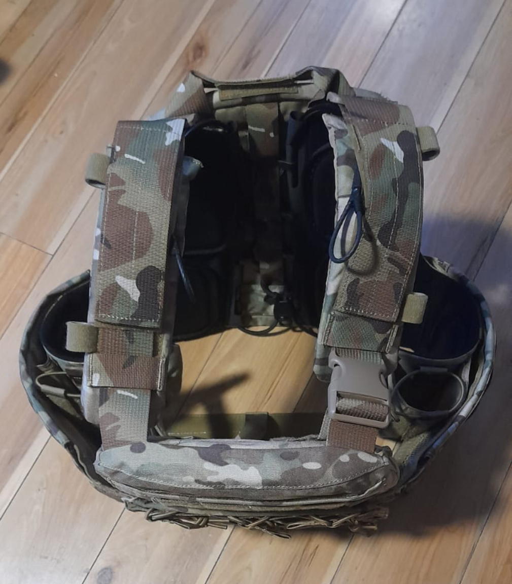 Harris CPC Tactical Cage Plate Carrier 1050D Cordura Ballistic Nylon Multicam.