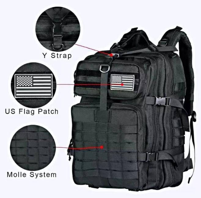 50L Tactical Military 1000D Nylon Backpack